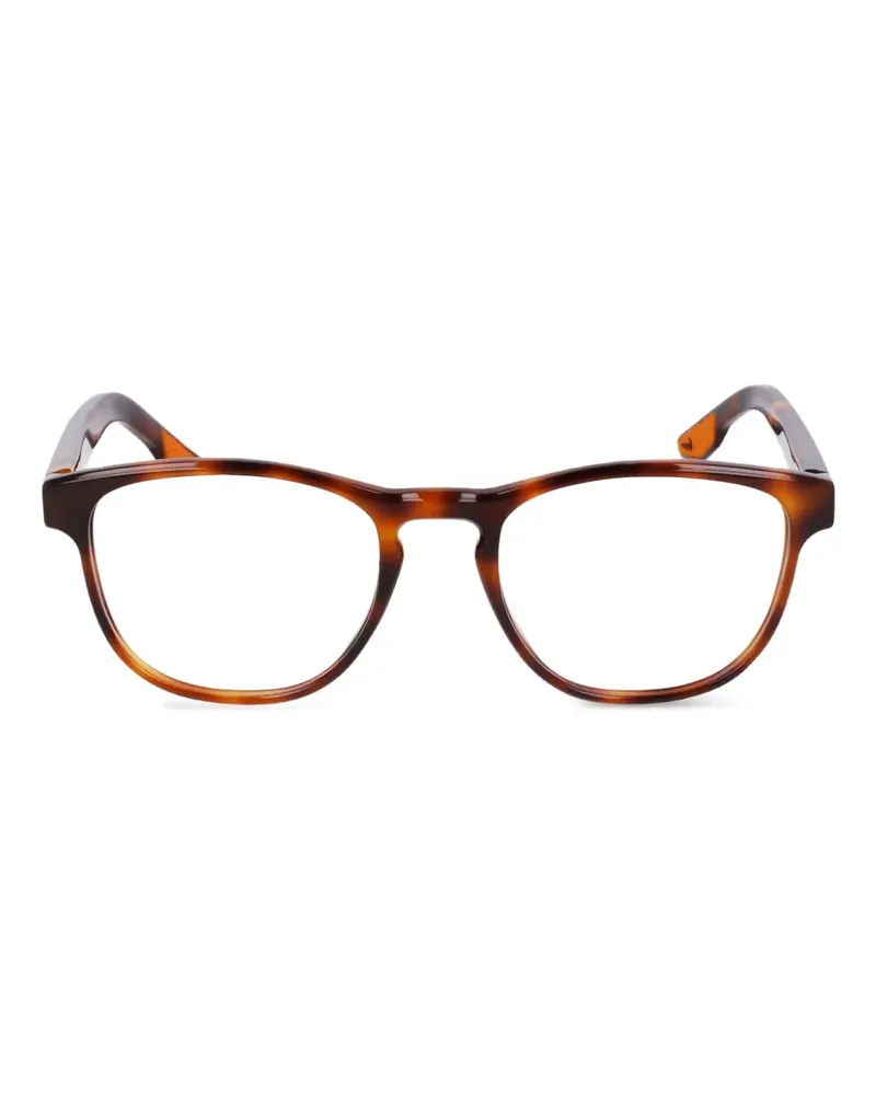 Nike Brille mit eckigem Gestell - Braun Braun