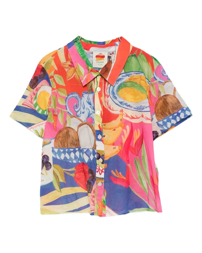 FARM Rio Summer Picnic Hemd - Rosa Rosa