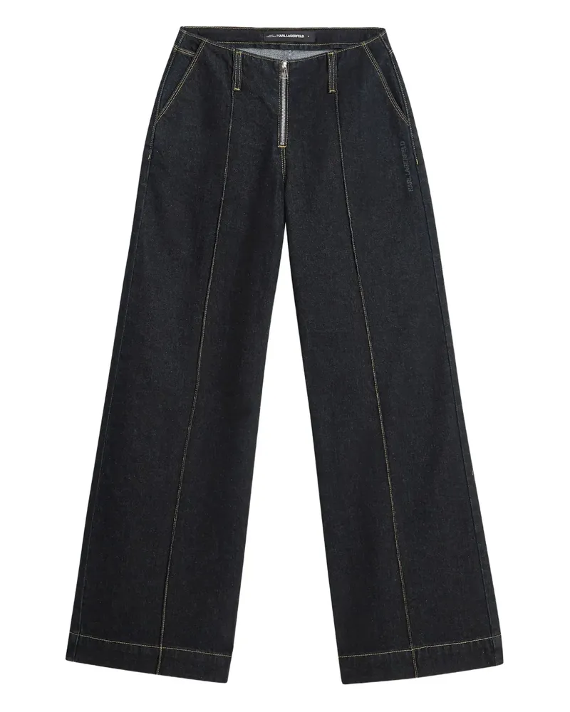Karl Lagerfeld Jeans mit Reißverschluss - Blau Blau