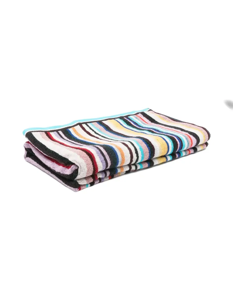 Missoni striped towel - Weiß Weiß