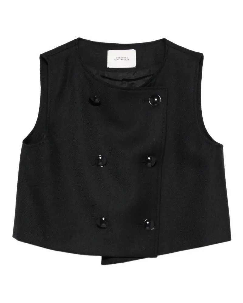 Dorothee Schumacher Doppelreihiges Oberteil - Schwarz Schwarz