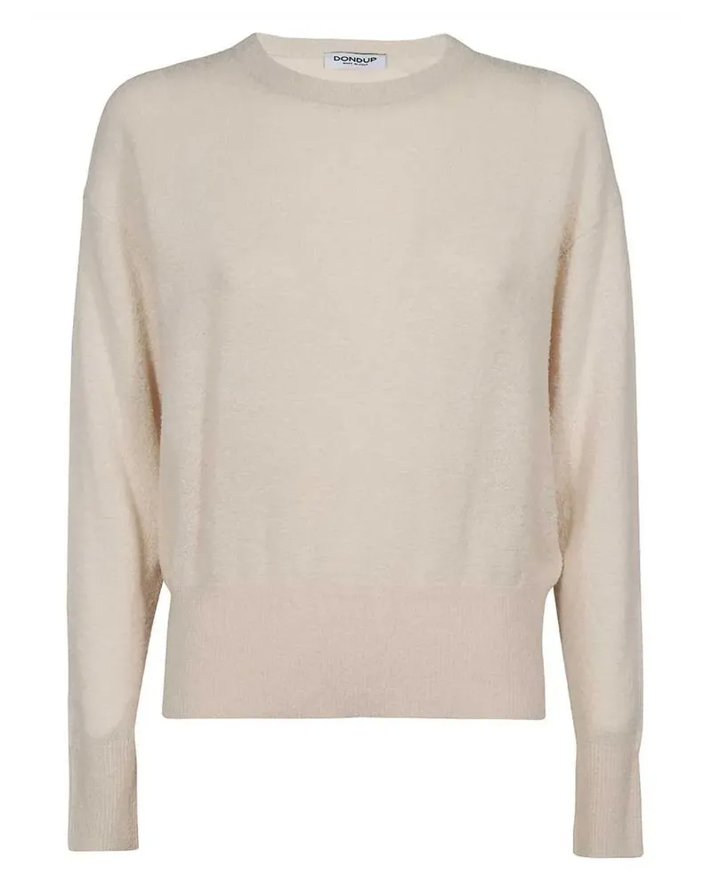 Dondup Sweatshirt mit Logo-Stickerei - Nude Nude