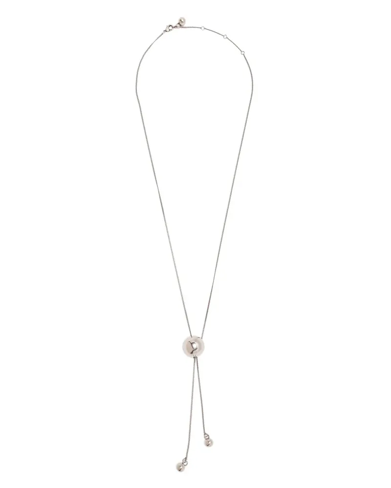 Christophe Lemaire Rattle Bolo Tie Halskette - Silber Silber