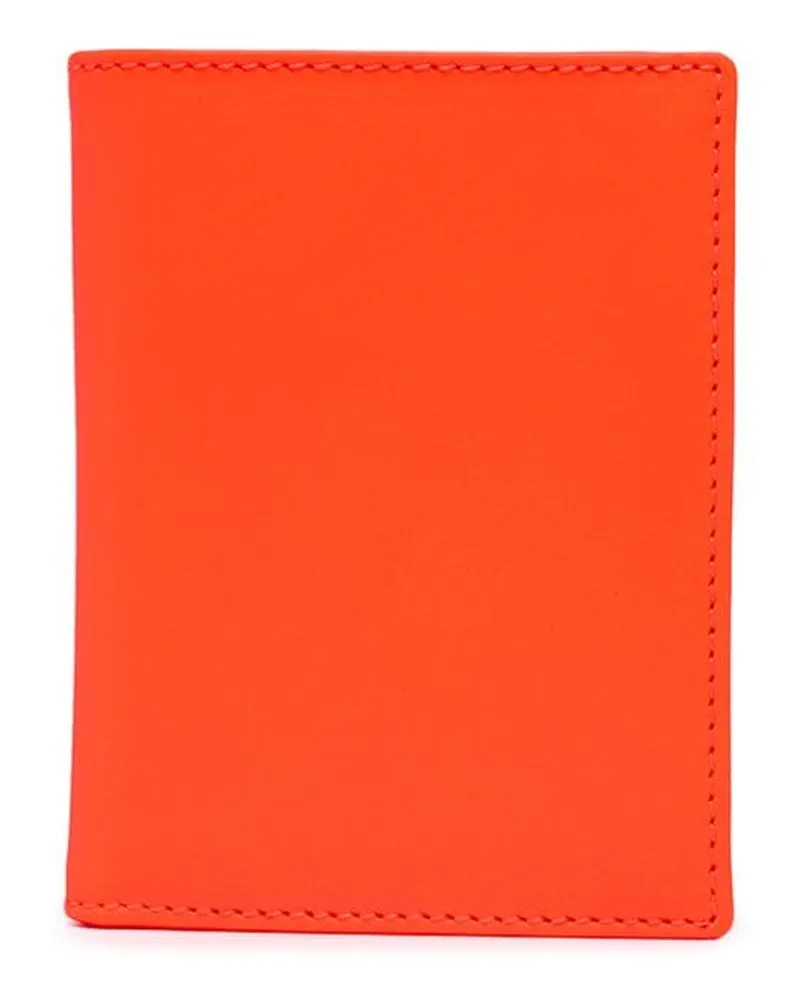 Comme des Garçons Kartenetui in Colour-Block-Optik - Orange Orange