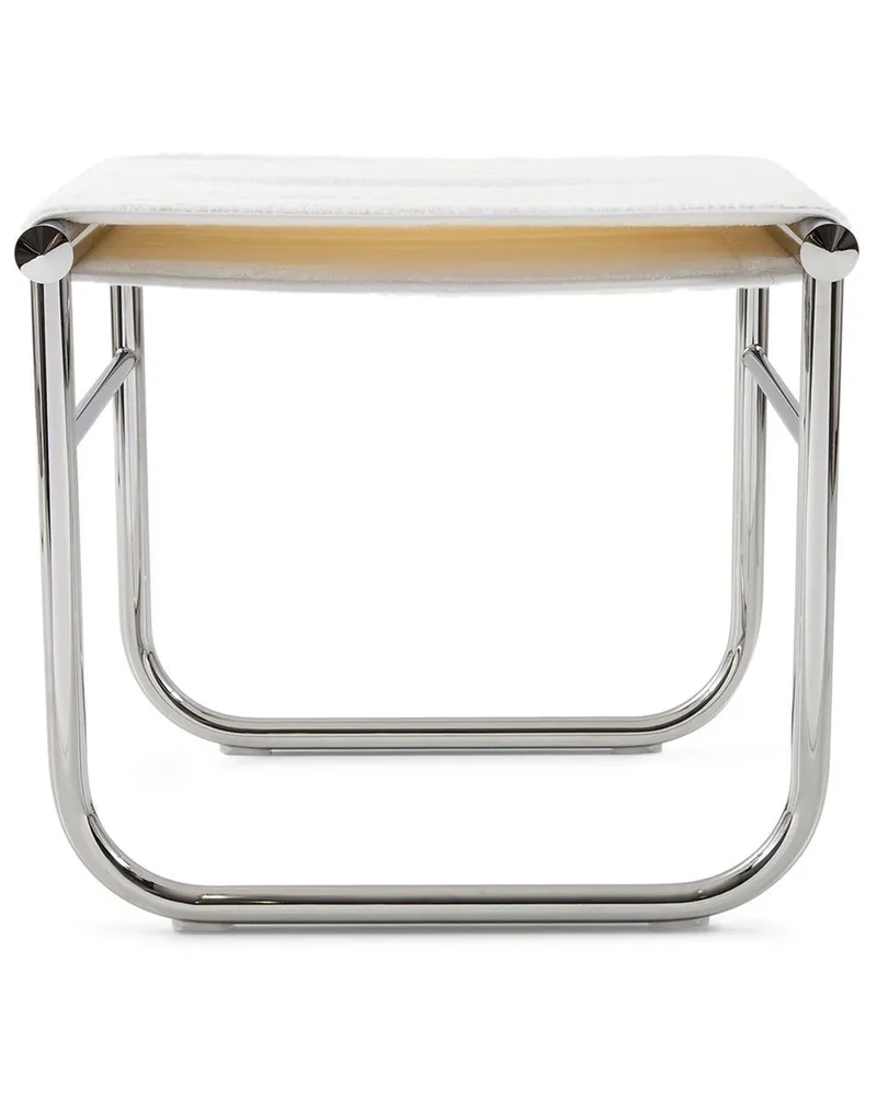 Cassina 9 Hocker mit Röhrenform - Weiß Weiß