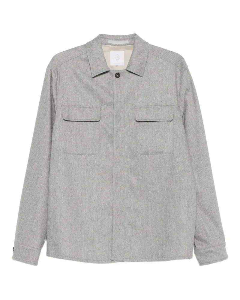 Eleventy Jacke mit Klappentasche - Grau Grau