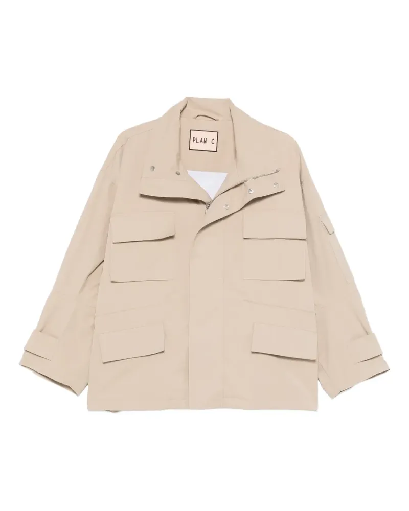 PLAN C Jacke mit Taschen - Nude Nude
