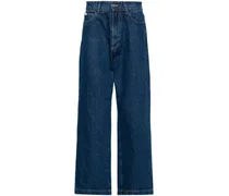 Halbhohe Typo Classic Jeans