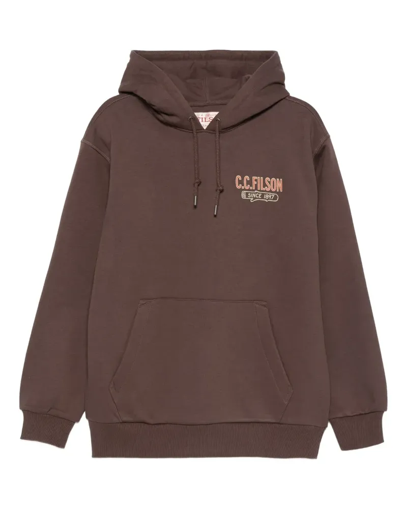 Filson Hoodie mit grafischem Print - Braun Braun