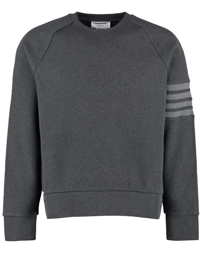 Thom Browne Pullover mit Raglanärmeln Grau