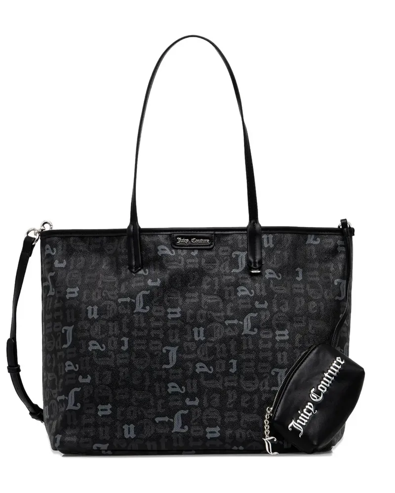 Juicy Couture logo-patch tote bag - Schwarz Schwarz