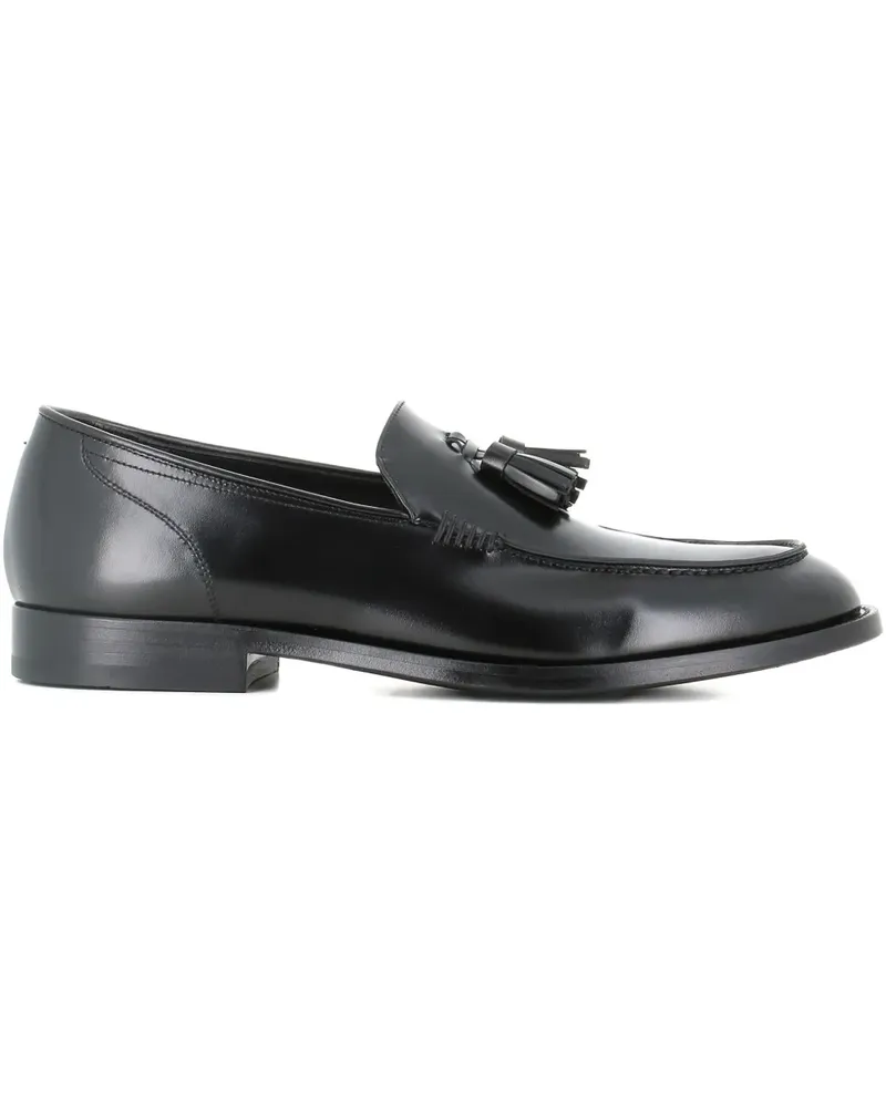 Pantanetti Loafer mit Quasten - Schwarz Schwarz