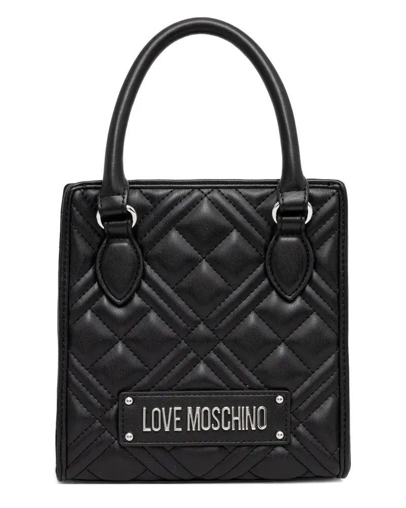 Moschino Gesteppter Shopper - Schwarz Schwarz