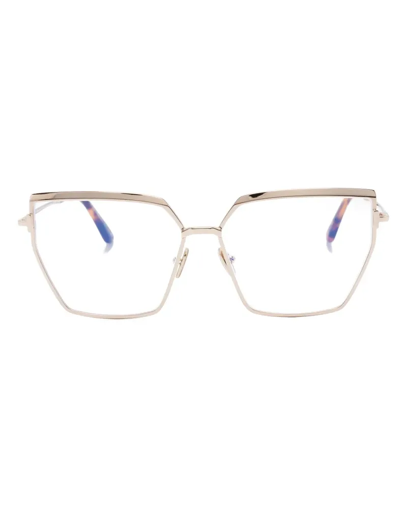 Tom Ford Brille mit Oversized-Gestell - Gold Gold