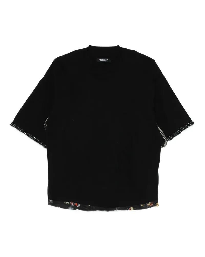 Undercover T-Shirt mit bedruckten Besatz - Schwarz Schwarz