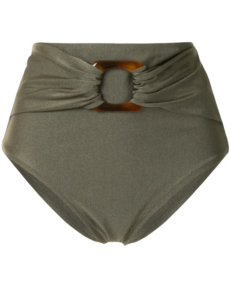 Pat Bo Hoch sitzendes Bikinihöschen - Grün Grün