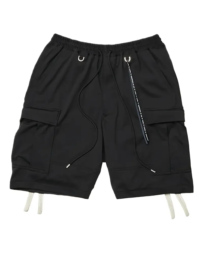 Mastermind World strap-detail cargo shorts - Schwarz Schwarz