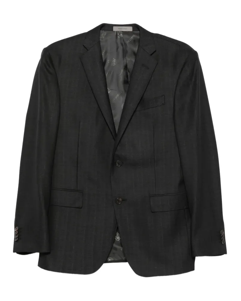 Corneliani Anzug mit Nadelstreifen - Schwarz Schwarz