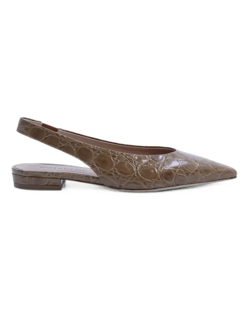 NOTABENE Gisella Slingback-Pumps - Braun Braun