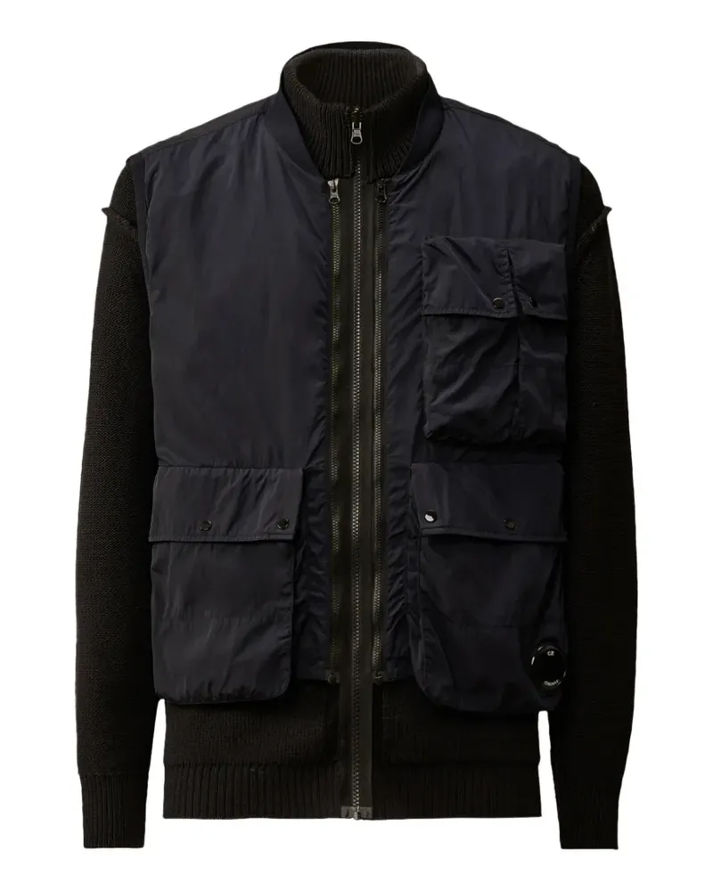 C.P. Company Jacke mit Reißverschlusstaschen - Schwarz Schwarz