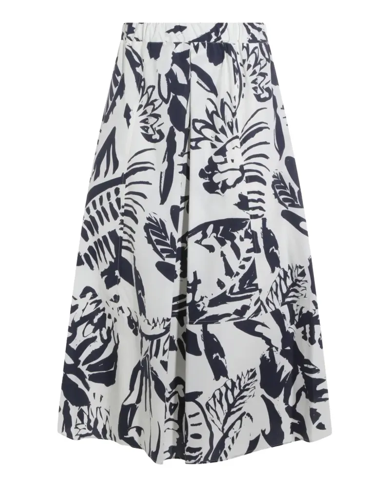 Antonelli Firenze floral-print skirt - Blau Blau