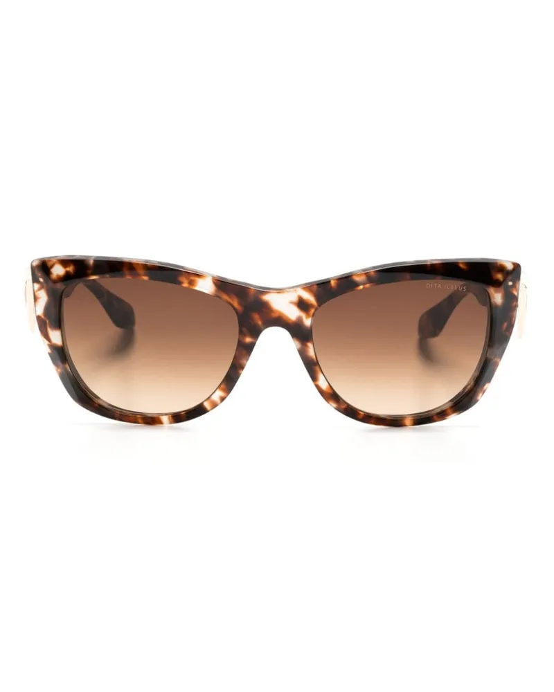 DITA Icelus Cat-Eye-Sonnenbrille - Braun Braun