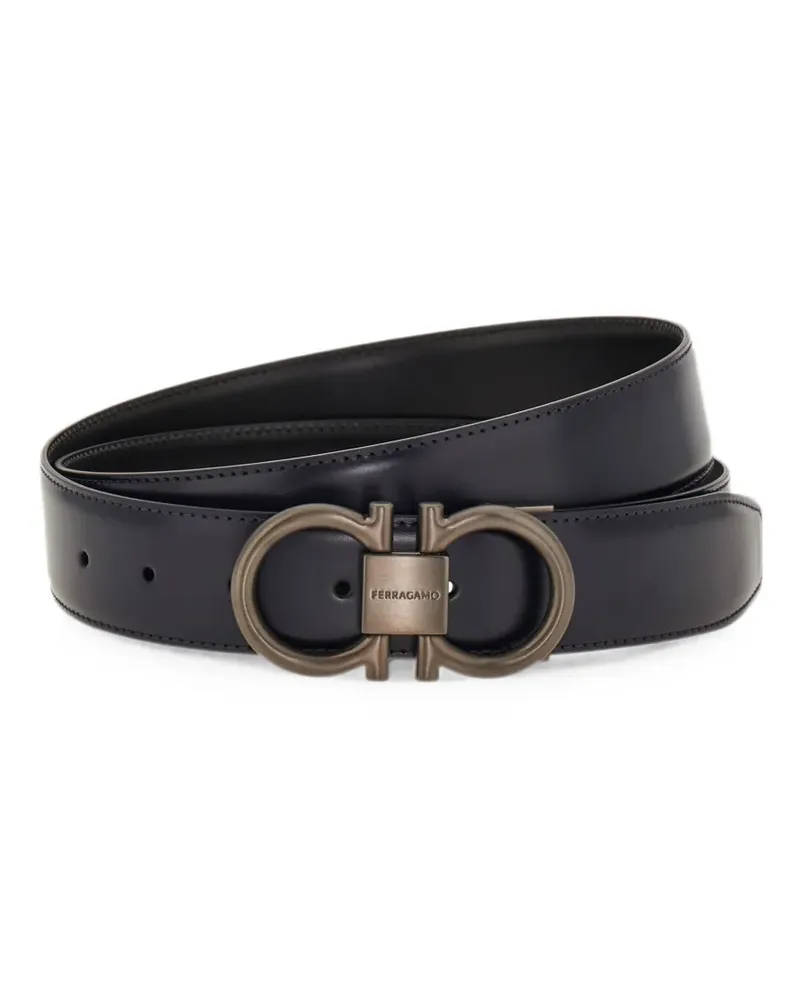 Ferragamo Wendbarer Gürtel mit Gancini-Schnalle - Blau Blau