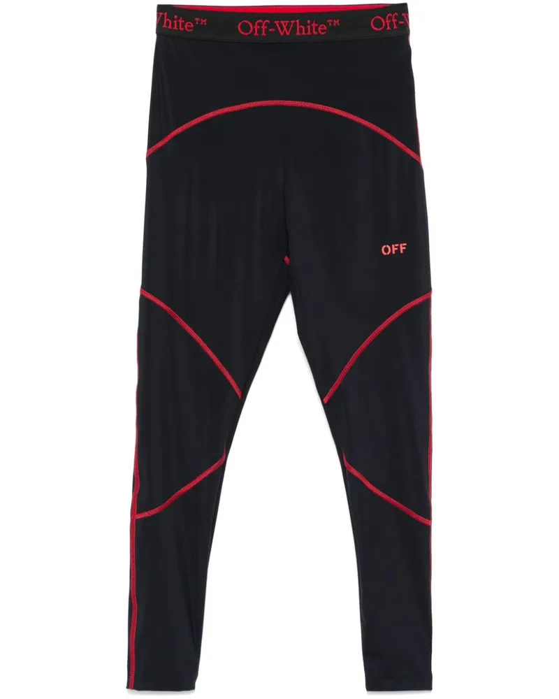 OFF-WHITE Golf Leggings - Schwarz Schwarz