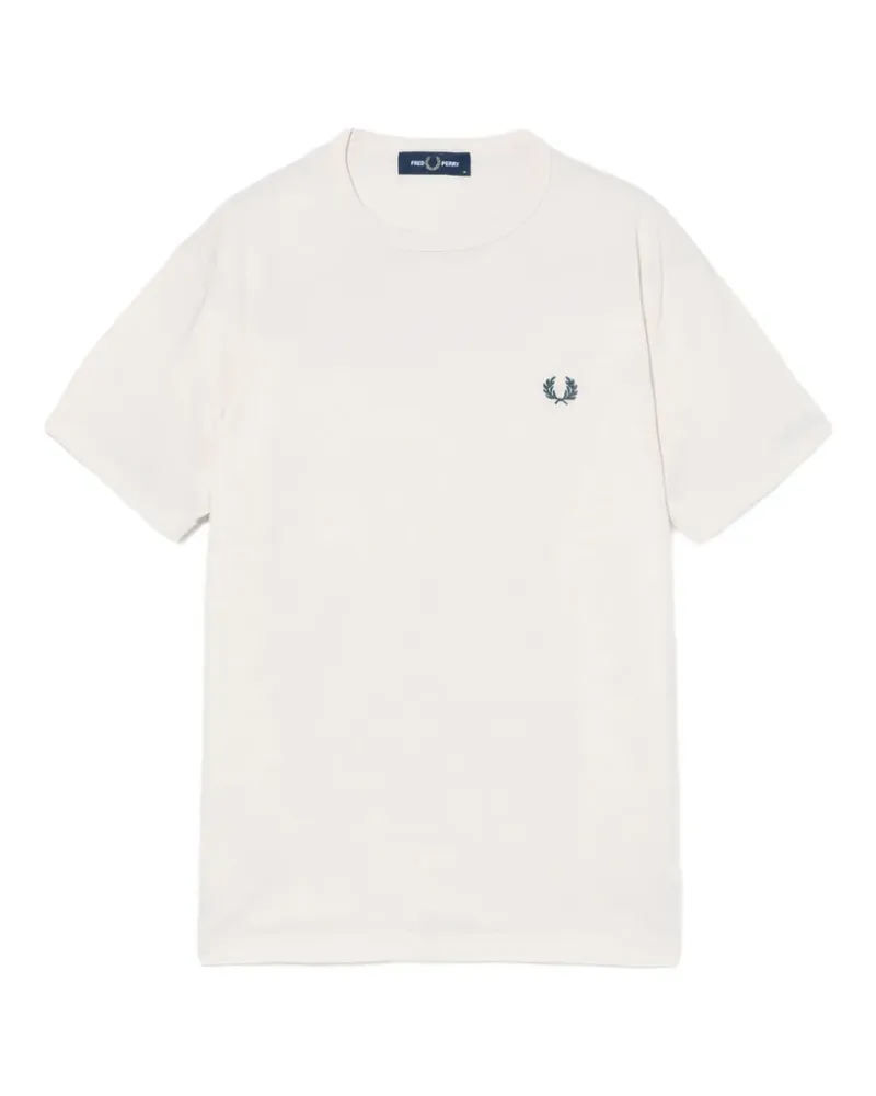 Fred Perry short-sleeve logo T-shirt - Nude Nude