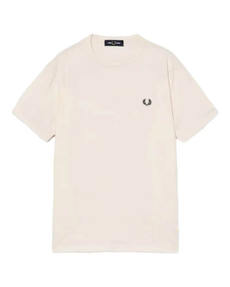 Fred Perry short-sleeve logo T-shirt - Nude Nude