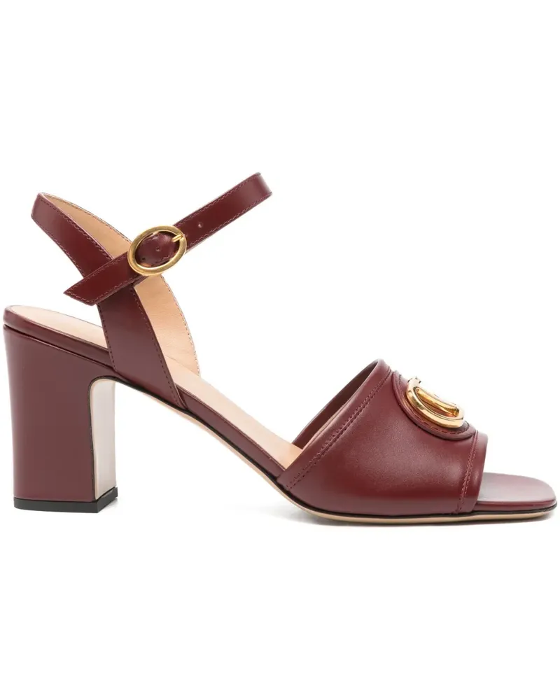 Valentino Garavani Sandalen mit VLogo-Absatz - Rot Rot