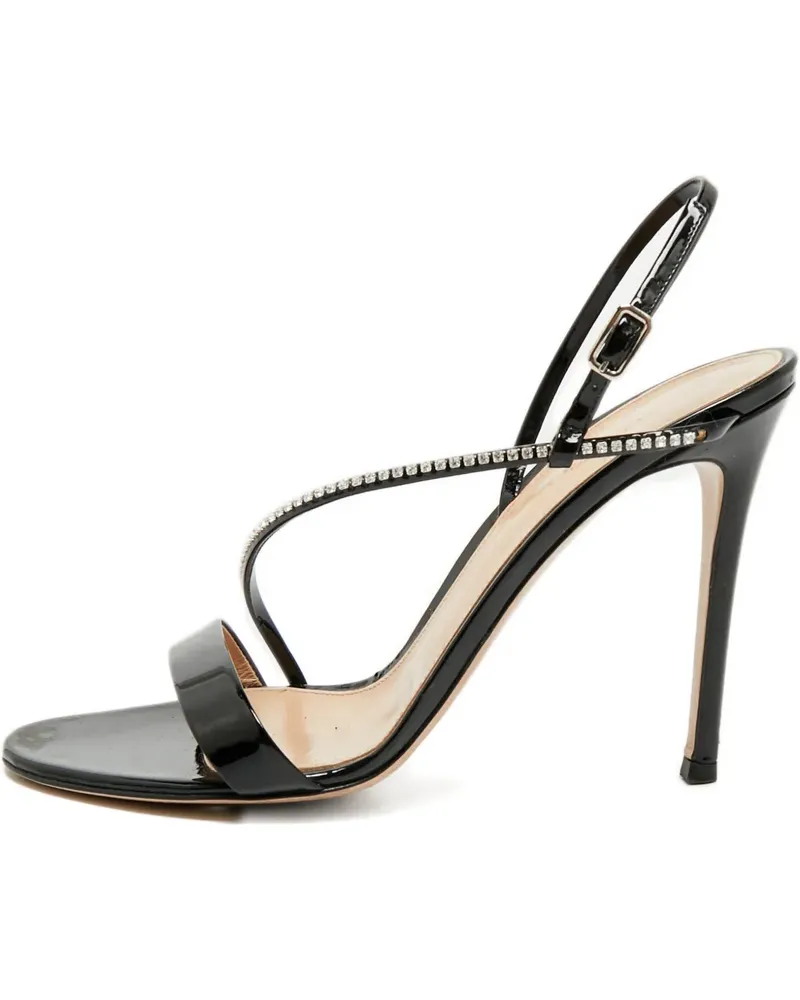 Gianvito Rossi patent-leather slingbacks - Schwarz Schwarz