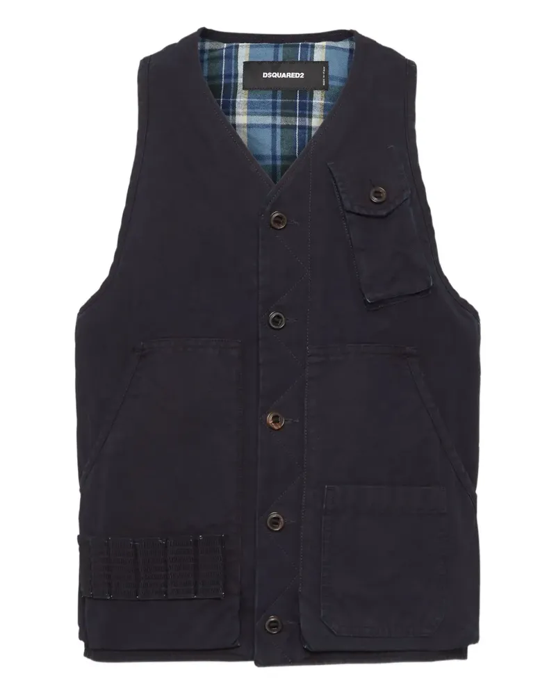 Dsquared2 Klassisches Trägershirt - Schwarz Schwarz