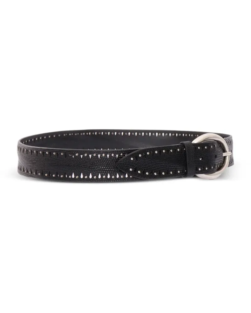 Orciani studded belt - Schwarz Schwarz