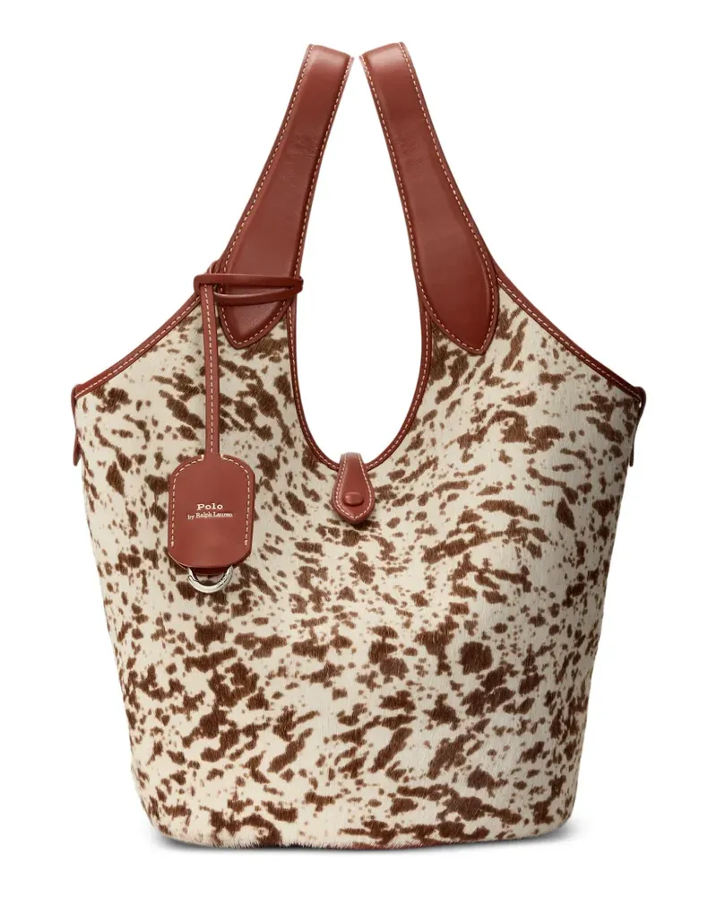 Ralph Lauren Tote Bag aus Leder - Braun Braun