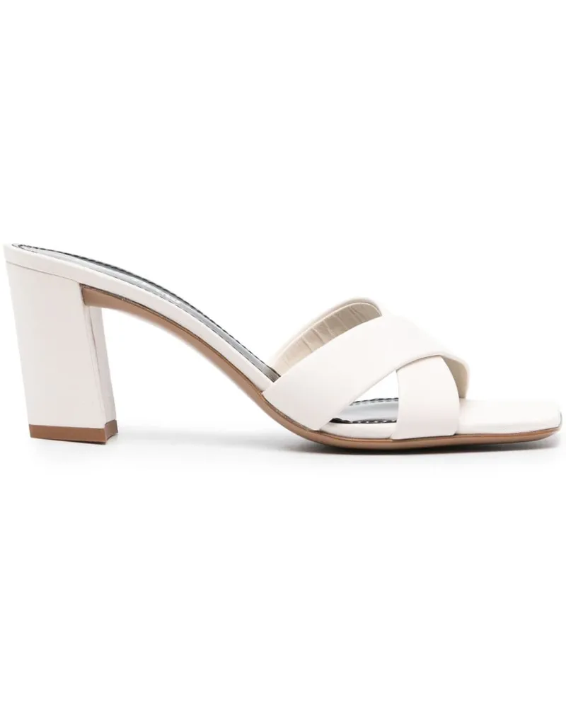 Paris Texas Dafne Mules 70mm - Nude Nude