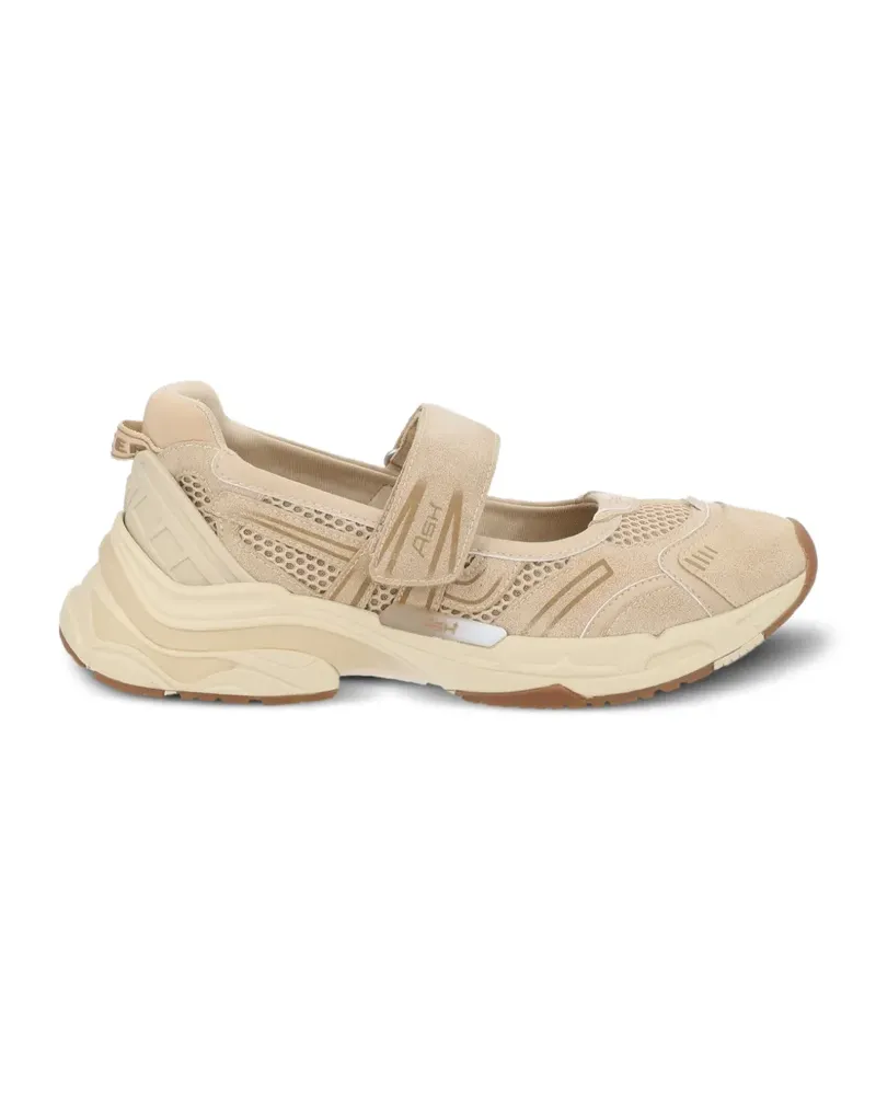 ash touch-strap mesh sneakers - Nude Nude