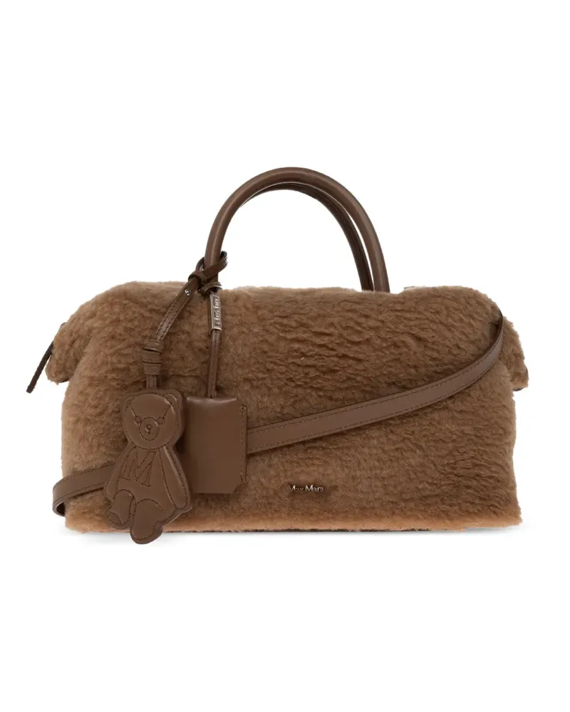 Max Mara medium Teddy Boston bag - camel - Braun Braun
