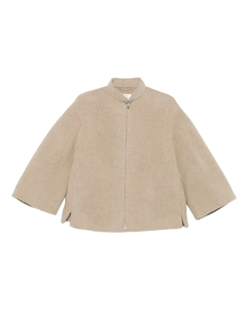 Jil Sander zip-up jacket - Nude Nude