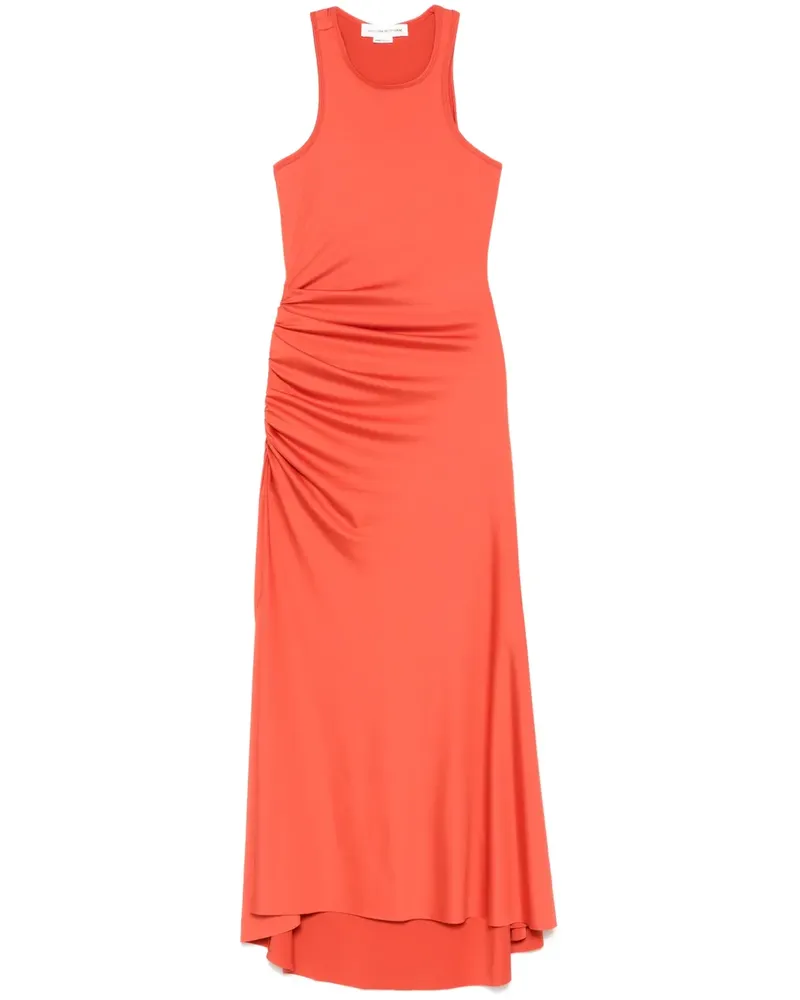 Victoria Beckham Gerafftes Maxikleid - Orange Orange