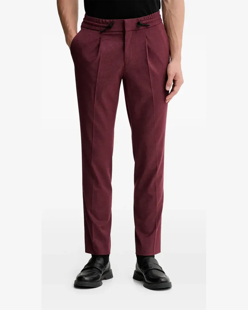 HUGO BOSS drawstring pleated trousers - Rot Rot