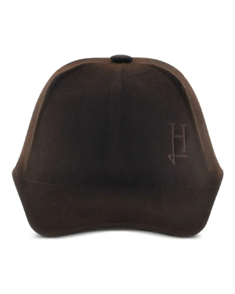 Herno Baseballkappe mit Logo-Stickerei - Braun Braun