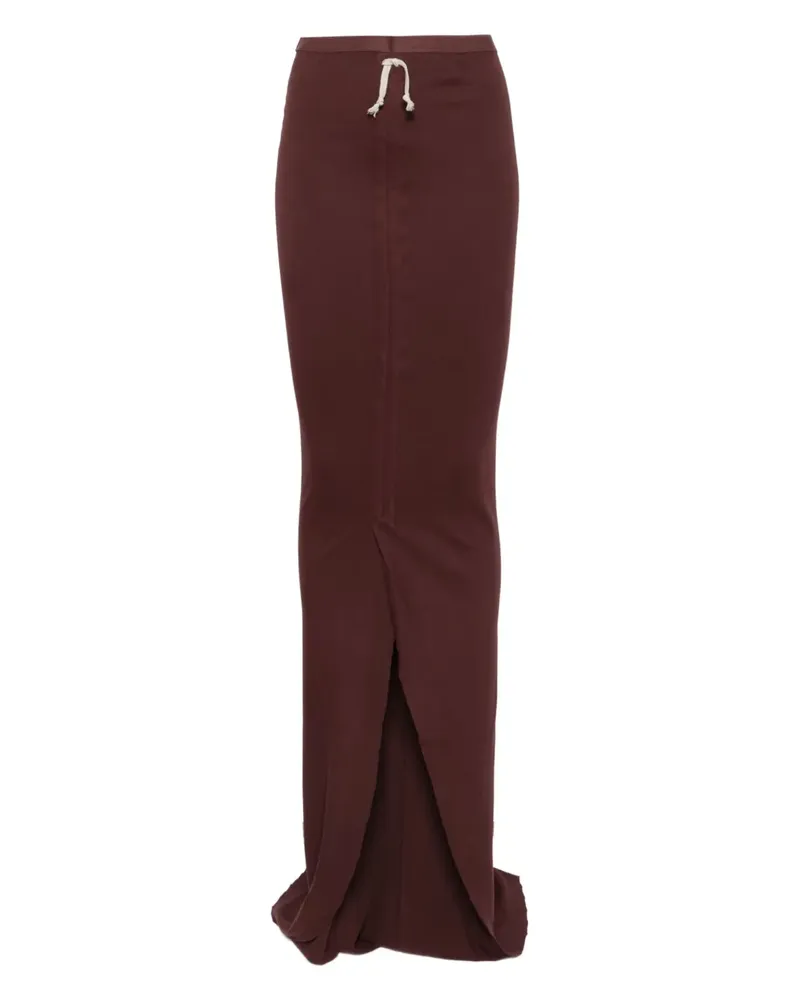 DRKSHDW by Rick Owens Klassischer High-Waist-Rock - Braun Braun