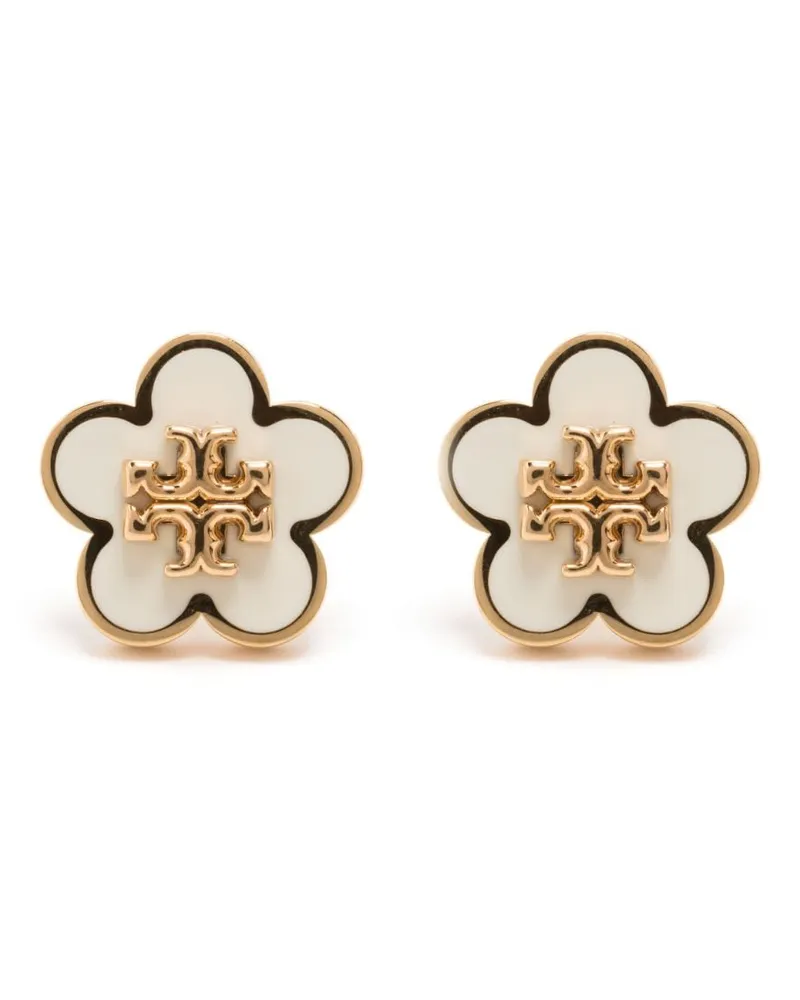Tory Burch Kira Enamel Flower Ohrstecker - Gold Gold