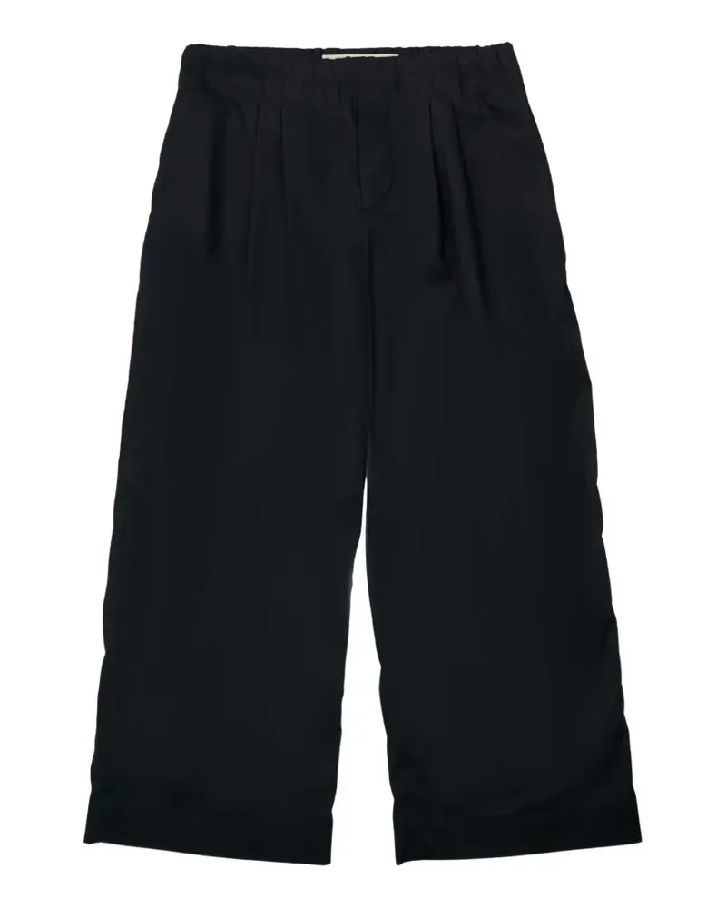 Meta Campania Collective Trace pleated trousers - Schwarz Schwarz