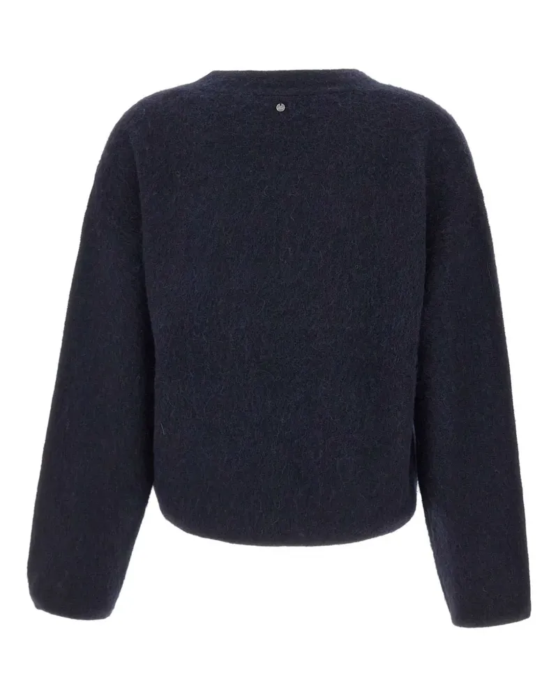 HUGO BOSS Pullover mit V-Ausschnitt - Blau Blau