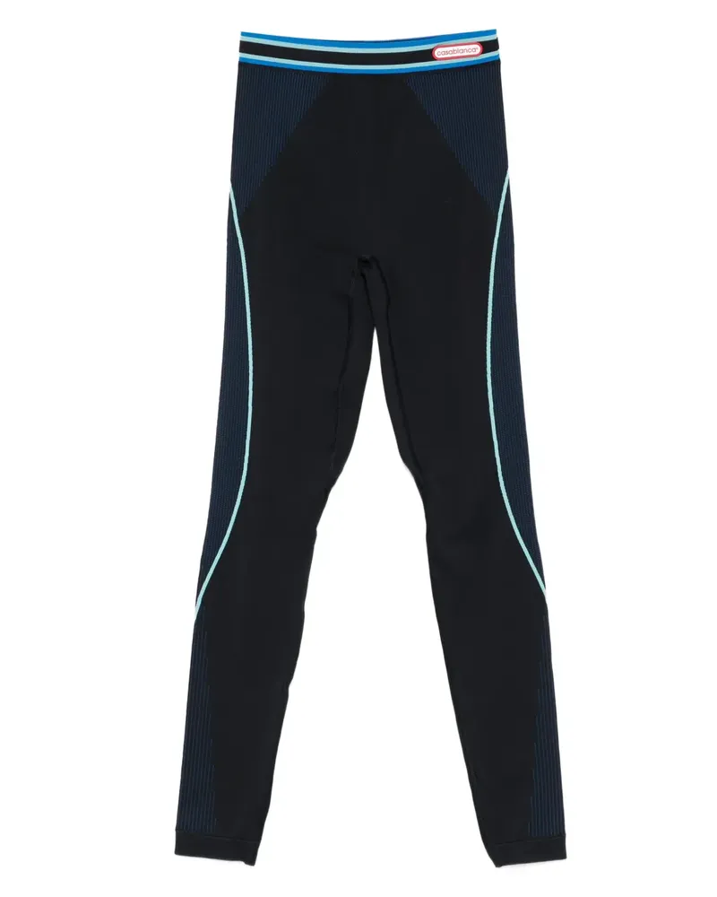 Casablanca Paris Leggings mit Logo - Blau Blau