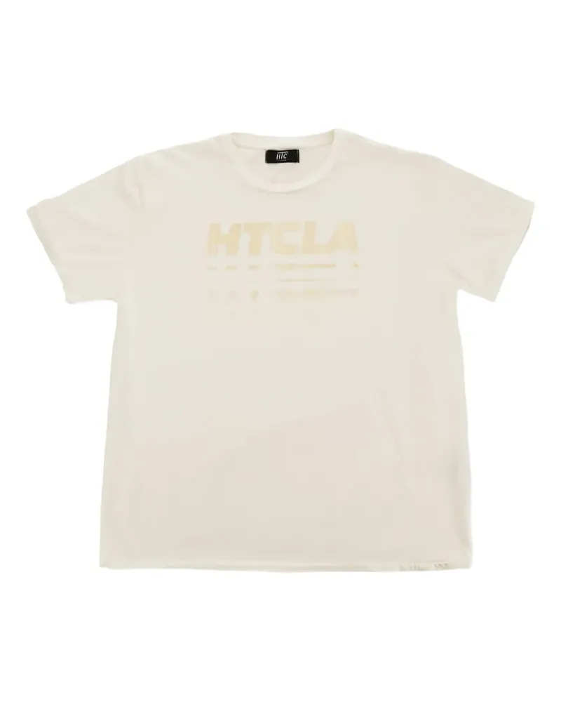 HTC Hollywood Trading Company HTC A T-Shirt mit Logo-Print - Weiß Weiß
