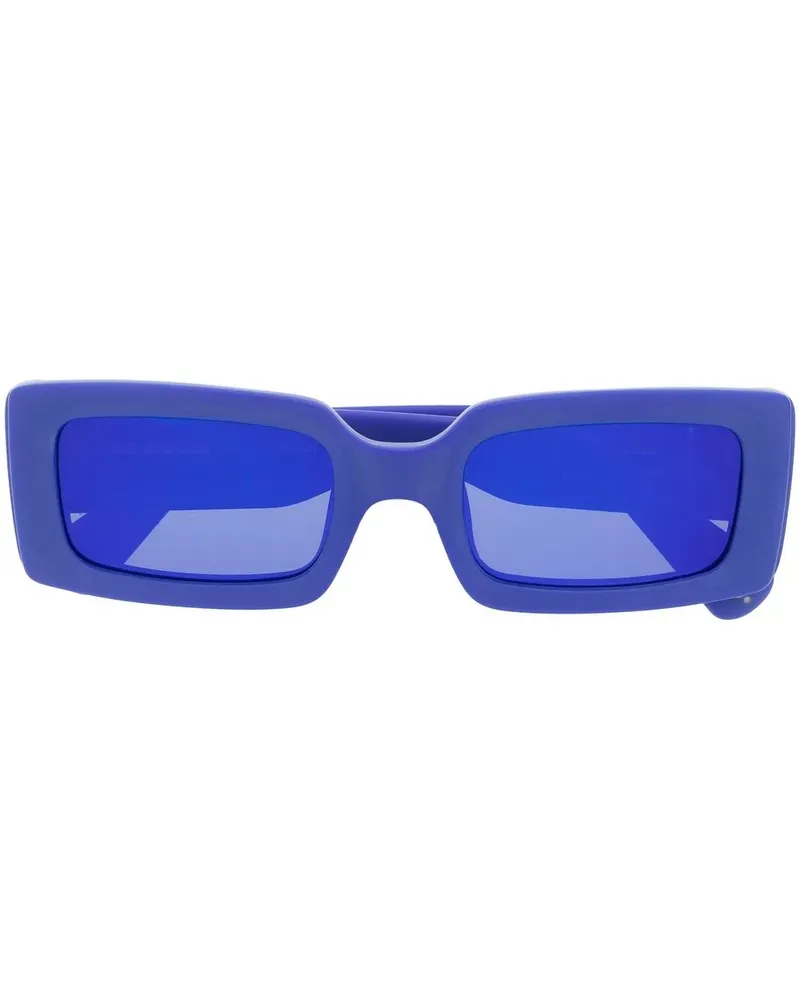 Etnia Barcelona Sonnenbrille mit eckigem Gestell - Blau Blau