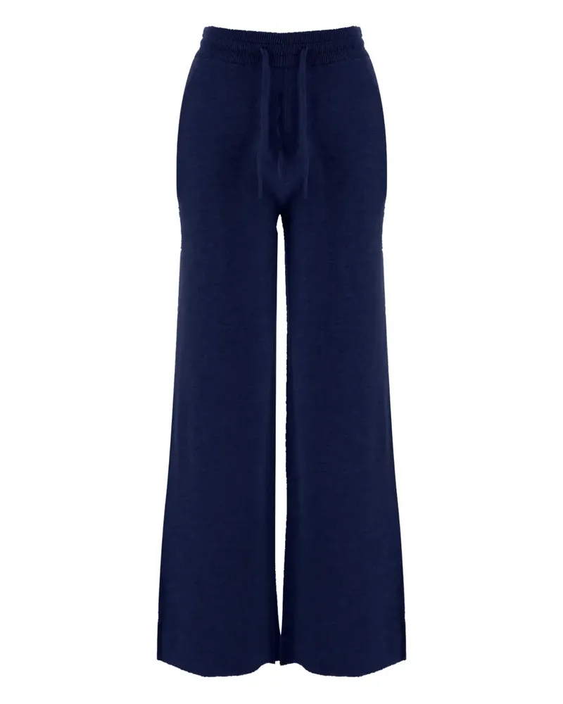 arch4 drawstring palazzo trousers - Blau Blau
